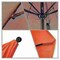California Umbrella 7.5' Black Aluminum Market Patio Umbrella, Sunbrella Melon 194061334379 - alternate 2